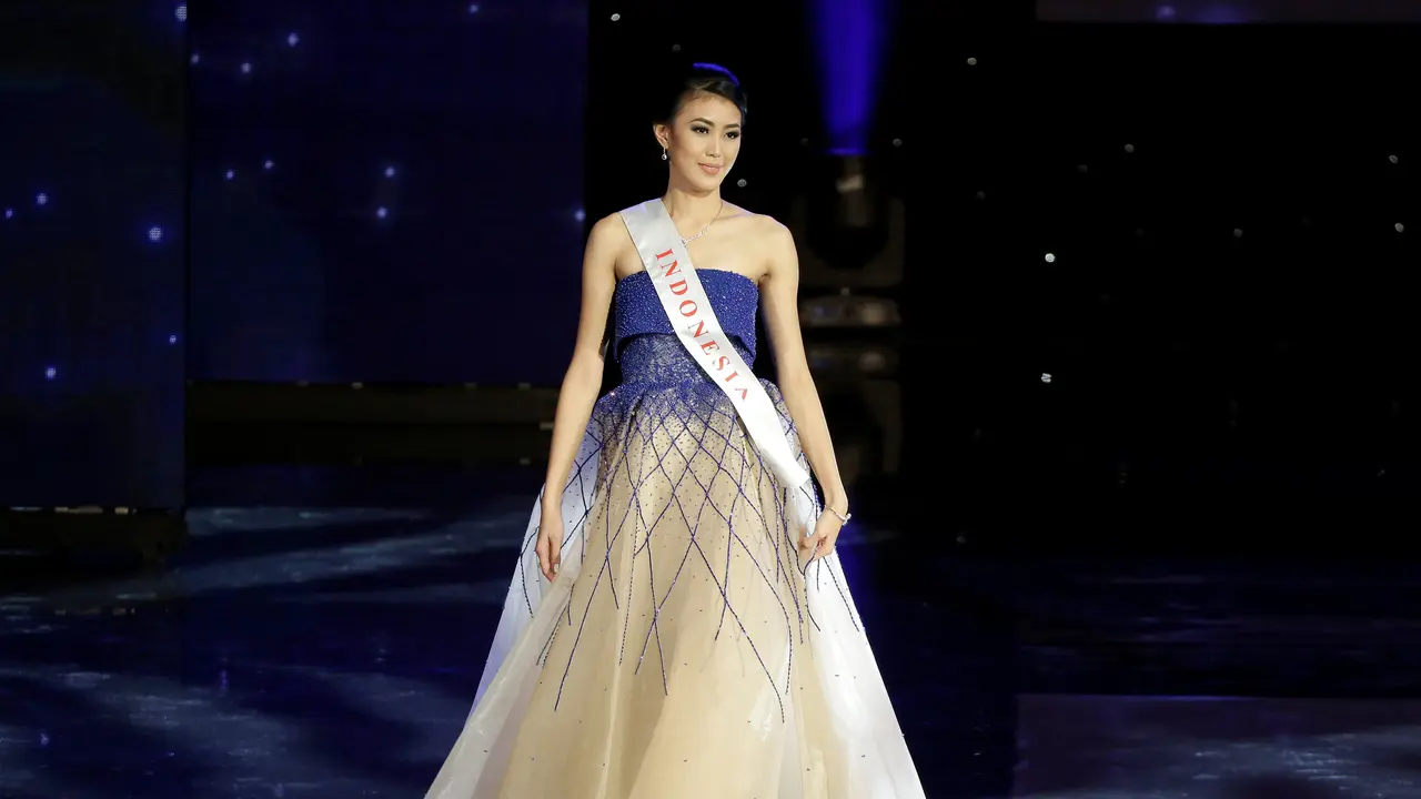 Gaya Perwakilan Indonesia Saat Rebut Juara 3 di Miss World 2016