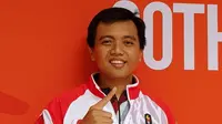 Ahmad Rifqi Mukhlisin meraih medali emas nomor metalic silhoutte perorangan putra SEA Games 2019. (Perbakin)