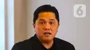 Lebih lanjut Erick Thohir mengatakan bahwa Jordi Cruyff akan tiba di Jakarta pada awal Maret 2025. (Liputan6.com/Angga Yuniar)