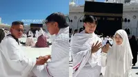7 Potret Akad Nikah dan Pemotretan Hanis Sagara di Depan Ka'bah, Terungkap Maharnya