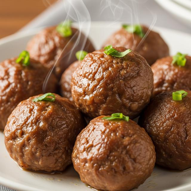 7. Bola Daging Kukus Lembut Tanpa Tepung Berlebih