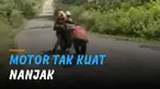Warganet merasa kasihan hingga tertawa dengan aksi penumpang wanita.