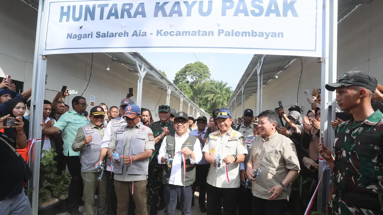 Jumlah huntara yang dibangun di Sumut terus meningkat.