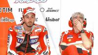 Pembalap Ducati, Andrea Dovizioso dan Gigi Dall'Igna. (Istimewa)