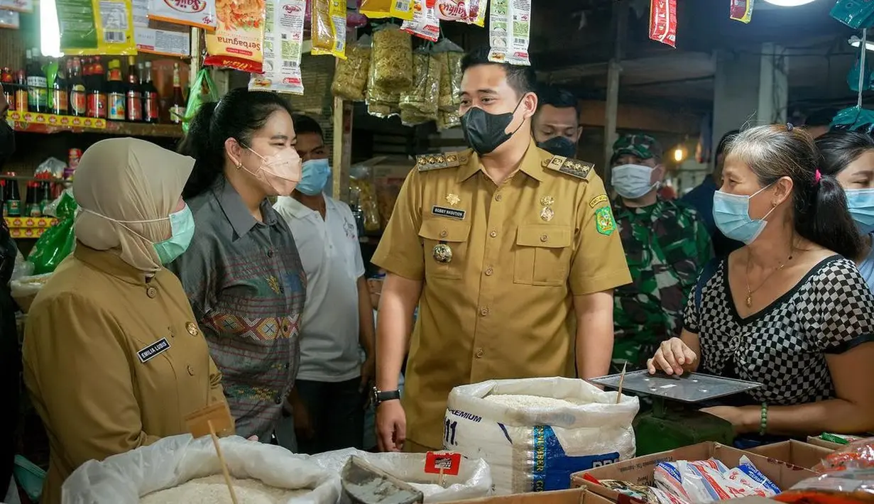 Kahiyang Ayu ke Pasar Petisah (Instagram/ayanggkahiyang)