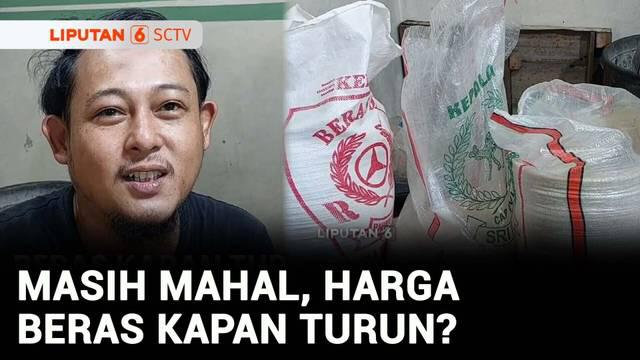 Keluhan harga beras yang tak kunjung turun tidak hanya dikeluhkan pembeli. Pedagang pun ikut menjerit, karena keuntungan semakin menipis.