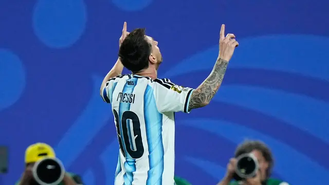 Pemain Argentina Lionel Messi