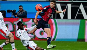 Duel Cagliari vs AC Milan di pekan ke-18 Serie A 2025/2026 (Gianluca Zuddas/LaPresse via AP)