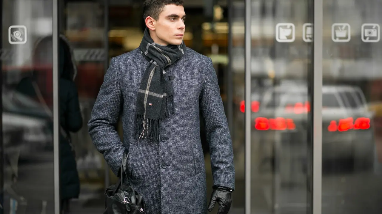 A man with scarf