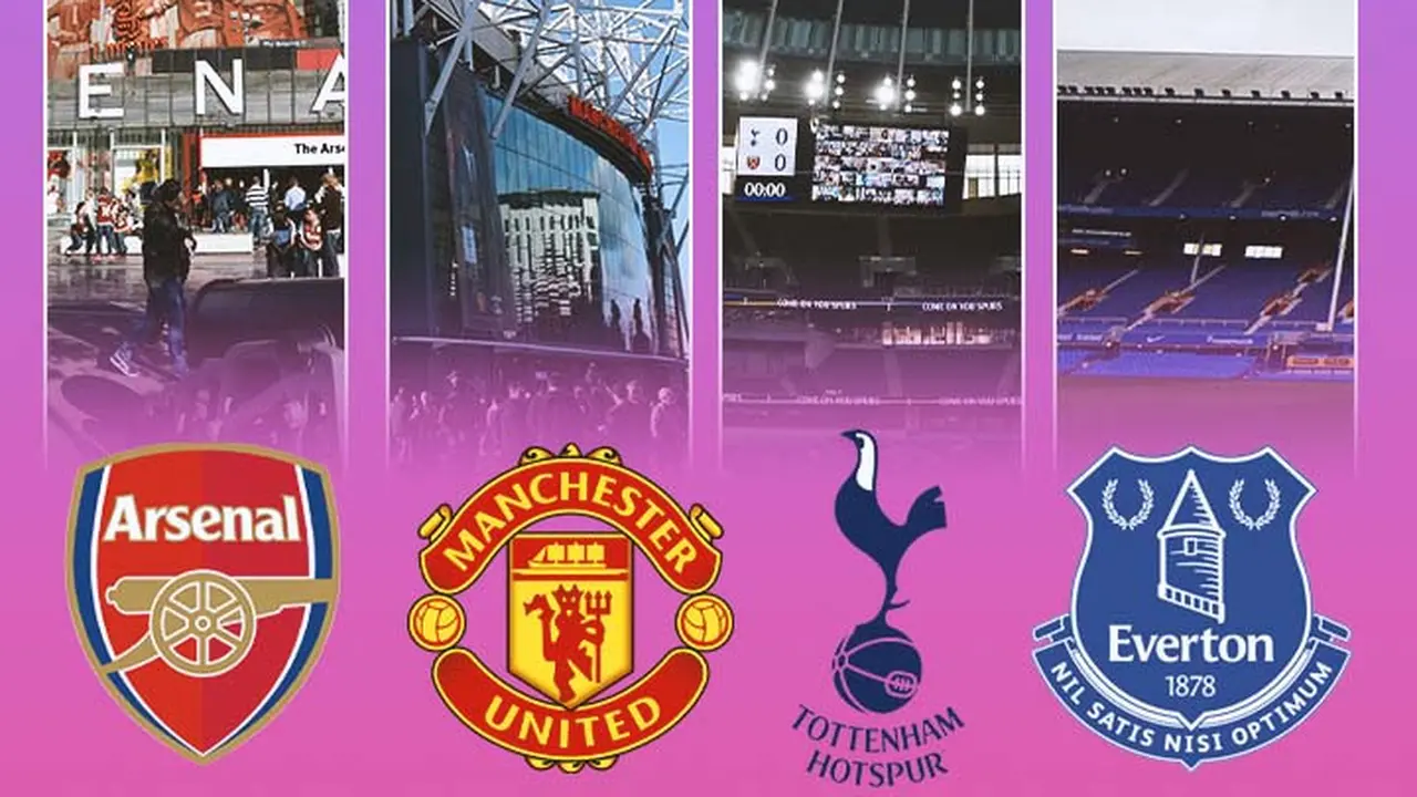 Premier League - Manchester United, Arsenal, Tottenham, dan Everton