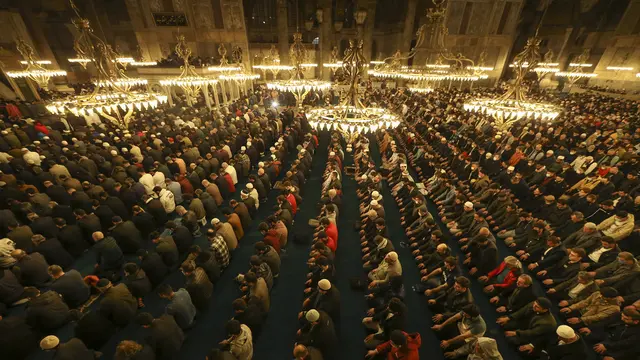 Masjid Hagia Sophia gelar salat tarawih