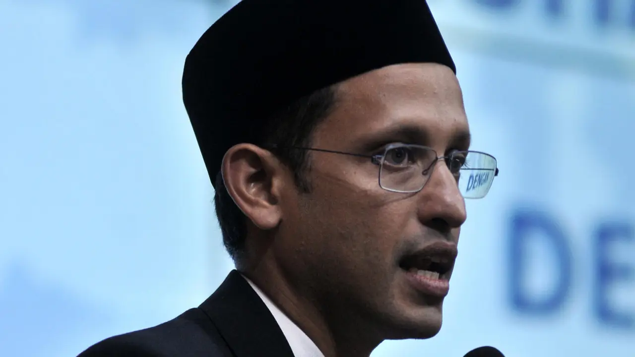 Semringahnya Nadiem Makarim Saat Tiba di Kemendikbud