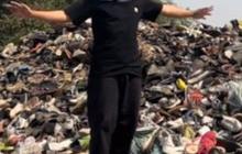 Sepatu Bekas Menggunung Boleh Diambil Gratis, Lokasinya Masih Misterius Bikin Penasaran