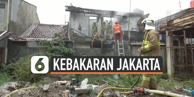 VIDEO: Lupa Matikan Kompor, Rumah Kontrakan Terbakar