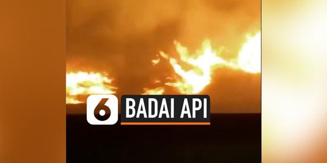 VIDEO: Badai Api Bakar Ribuan Hektare Lahan di California