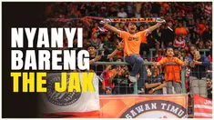 Berita Video, momen para The Jakmania nyanyikan lagu ulang tahun bersama para pemain Persija setelah laga kontra Persik Kediri pada Minggu (1/12/2024)