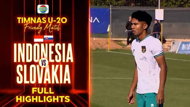 Berita video highlights laga kedua Timnas Indonesia U-20 di Costa Cassa Football Week, di mana kali ini menghadapi Timnas Slovakia U-20, Sabtu (19/11/2022) malam hari WIB.