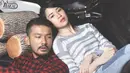 Dalam film Faith & Love Rio Dewanto dan Basuki berperan sebagai suami dan istri. Saat dilakukan sesi pemotretan di Wakai, Senayan City, Jakarta Selatan mereka masih kompak. (Foto: Galih W.Satria/bintang.com)