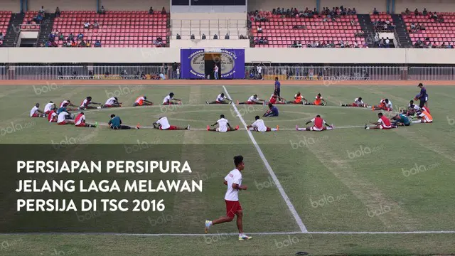 Persipura akan menghadapi Persija di laga pembuka Torabika Soccer Championship 2016 di Stadion Mandala, Jum'at (29/4/2016) waktu setempat.