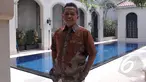Tim redaksi Liputan6.com berkunjung ke rumah tokoh politik sekaligus pengusaha Sutrisno Bachir di kawasan Senayan, Jakarta, Sabtu (22/2/2015).(Liputan6.com/Johan Tallo)