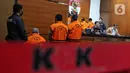 Wakil Ketua KPK Johanis Tanak memberikan keterangan pers terkait penahanan 10 orang anggota DPRD Provinsi Jambi periode 2014-2019 di Gedung Merah Putih KPK, Jakarta, Selasa (10/1/2023). Penyidik KPK melakukan penahanan terhadap 10 orang tersangka kasus suap 'ketok palu' pengesahan RAPBD Provinsi Jambi tahun 2017. (Liputan6.com/Angga Yuniar)