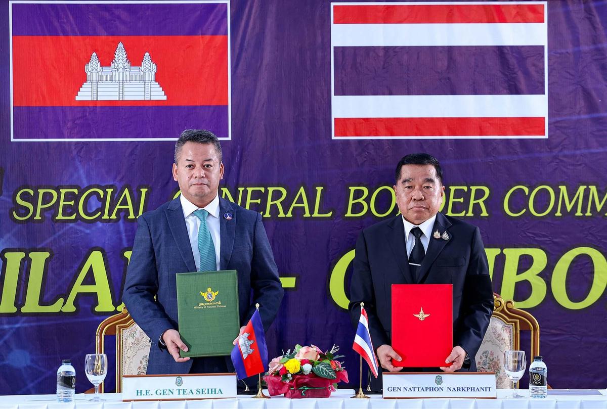 FOTO: Thailand dan Kamboja Sepakati Gencatan Senjata di Perbatasan