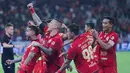 Berkat tiga poin dari laga kontra Bhayangkara FC, Persija naik ke posisi tiga klasemen menggeser Malut United. Sementara Bhayangkara ada di urutan sepuluh. (Bola.com/M Iqbal Ichsan)
