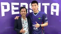 Bek Timnas Kirgistan, Tamirlan Kozubaev, resmi bergabung dengan Persita Tangerang. (Bola.com/Aditya Wany)