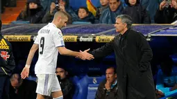 Jose Mourinho melatih Real Madrid tahun 2010-2013 dan mempersembahkan gelar La Liga 2011-2012. Setelah itu, Mourinho kembali lagi ke Chelsea dan meraih gelar juara Liga Inggris dan Piala Liga. (AFP/Dani Pozo)