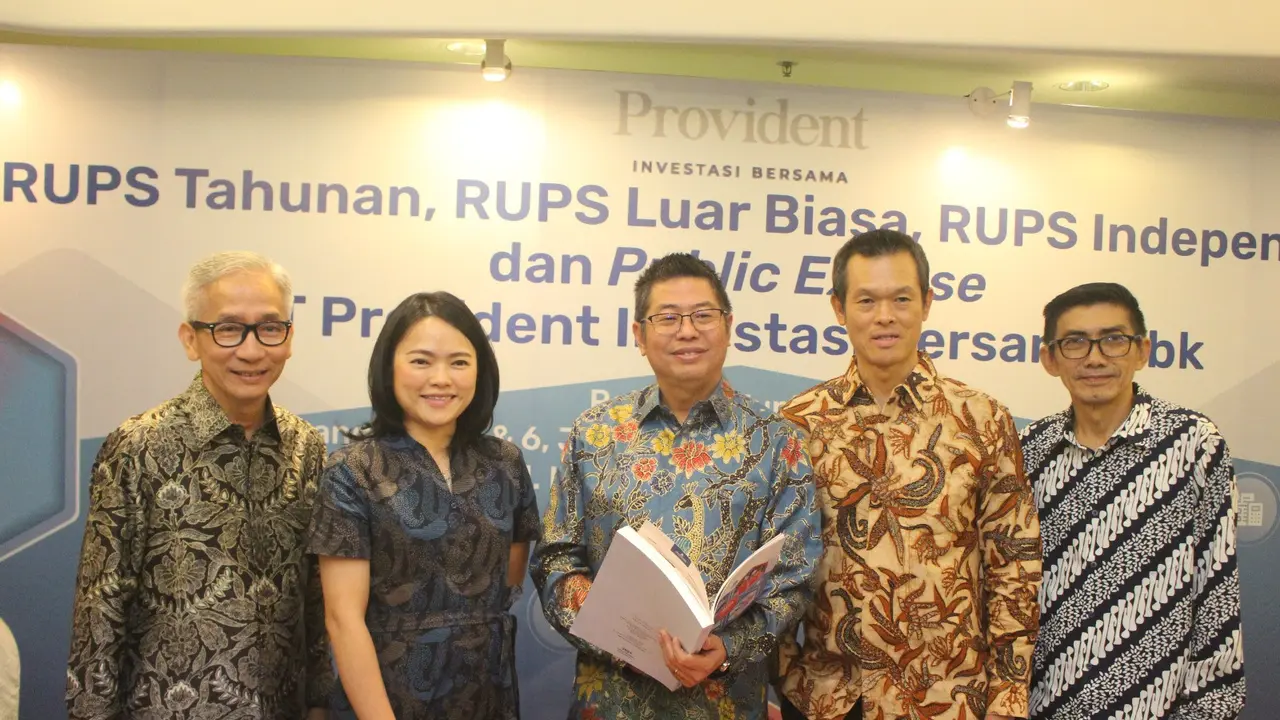 Rapat Umum Pemegang Saham PT Provident Investasi Bersama Tbk (PALM). (Foto: Provident Investasi Bersama)
