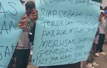 Warga Gelar Unjuk Rasa di Kawasan Industri Modern Serang Banten, Ini Tuntutannya