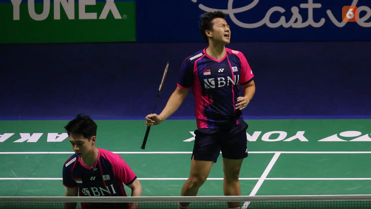 Foto: Mendung di Istora, 6 Wakil Indonesia Terhenti di Babak 16 Besar Indonesia Open 2022 termasuk Marcus Gideon/ Kevin Sanjaya