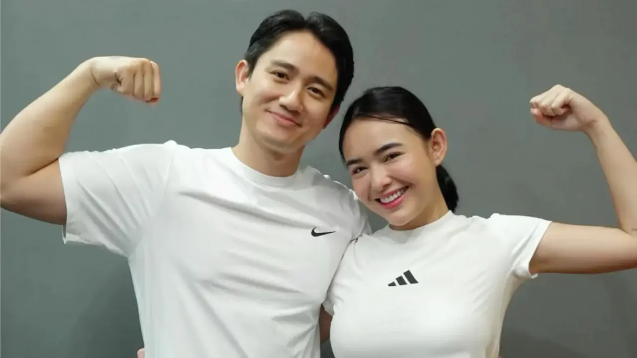 Amanda Manopo dan Kenny Austin setelah menjadi suami istri. [@amandamanopo]