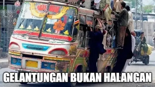 10 Meme Nyeleneh Momen yang Terjadi Waktu Mudik Lebaran Kocak Banget