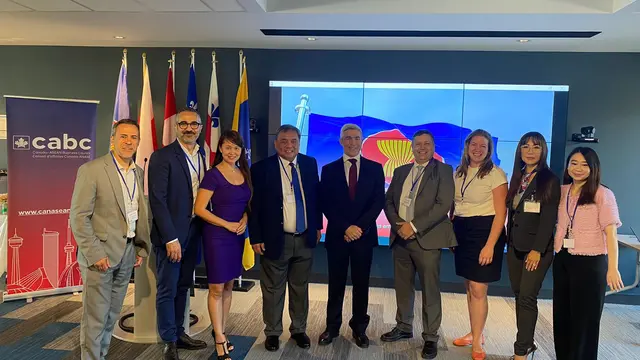 Wakil Ketua ASEAN-Business Advisory Council (ASEAN-BAC) Bernardino Vega memimpin delegasi ASEAN-BAC pada kunjungan di Kanada (21/7/2023). (Dok ASEAN-BAC)