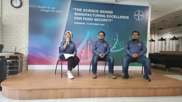 Perkembangan Bayer Crop Science Surabaya Site, Surabaya, Jawa Timur. (Liputan6.com/Dicky Agung Prihanto)