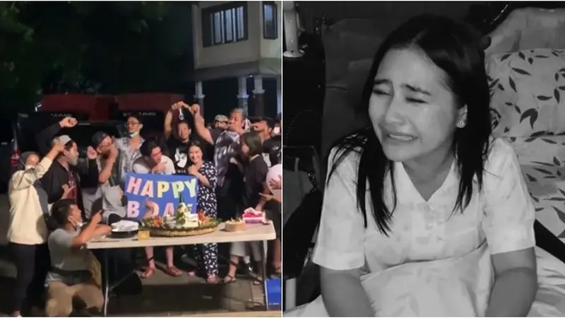 7 Momen Perayaan Ultah Prilly Latuconsina ke-25, Dapat Kejutan Billboard Raksasa