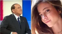 Silvio Berlusconi dan Lavinia Palombini (corrieredellosport)