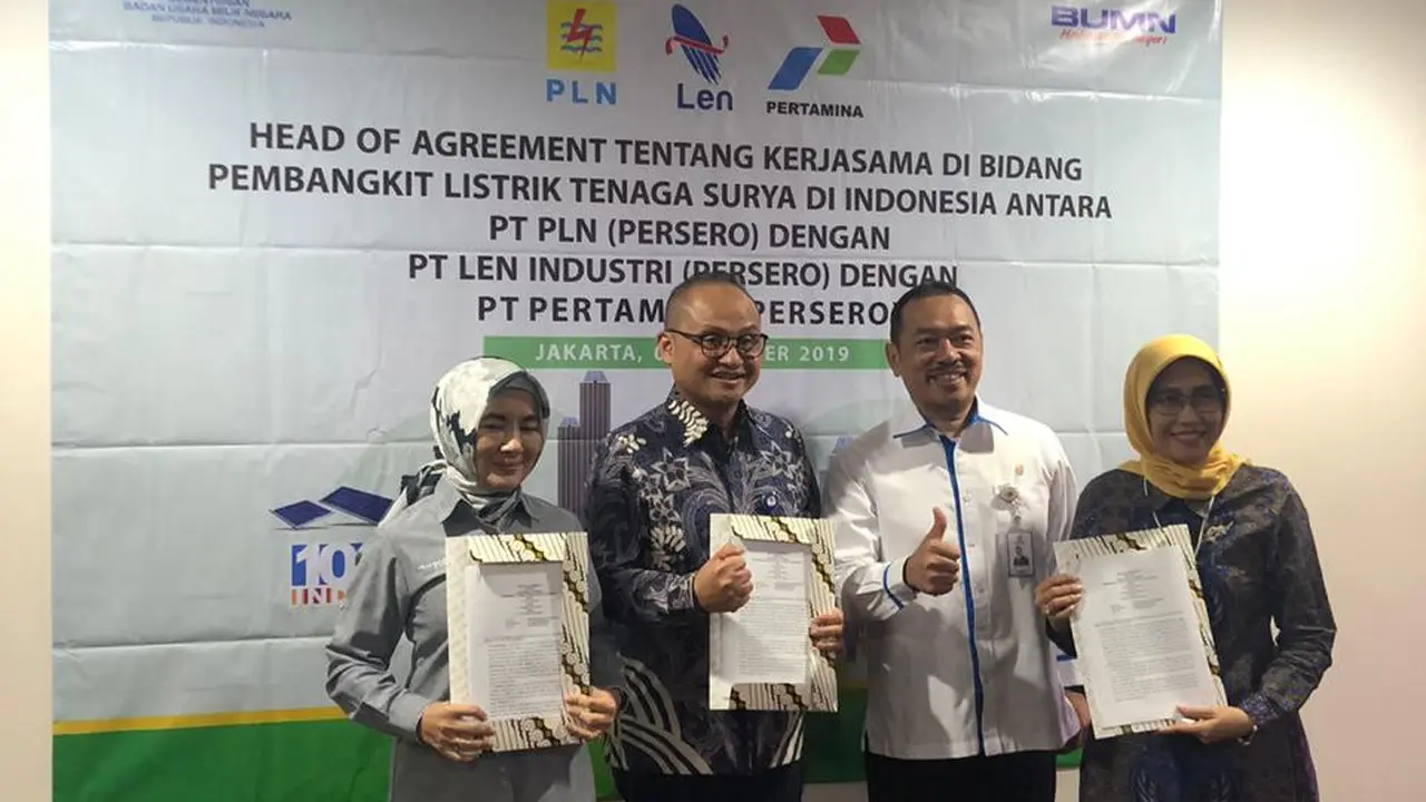 Sinergi 3 BUMN kembangkan PLTS