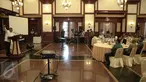 Menteri Pertahanan Ryamizard Ryacudu memberikan paparan usai menyerahkan sertifikat dan penghargaan dari Menteri Pertahanan Timor Leste kepada Tim Misi Pelayanan Kesehatan  Indonesia  di Kemenhan RI, Jakarta, (23/5/2016). (Liputan6.com/Faizal Fanani)