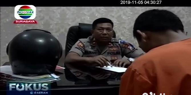 VIDEO: Pemuda Rampas Motor Ojek Online di Sidoarjo Nyaris Dihakimi Massa