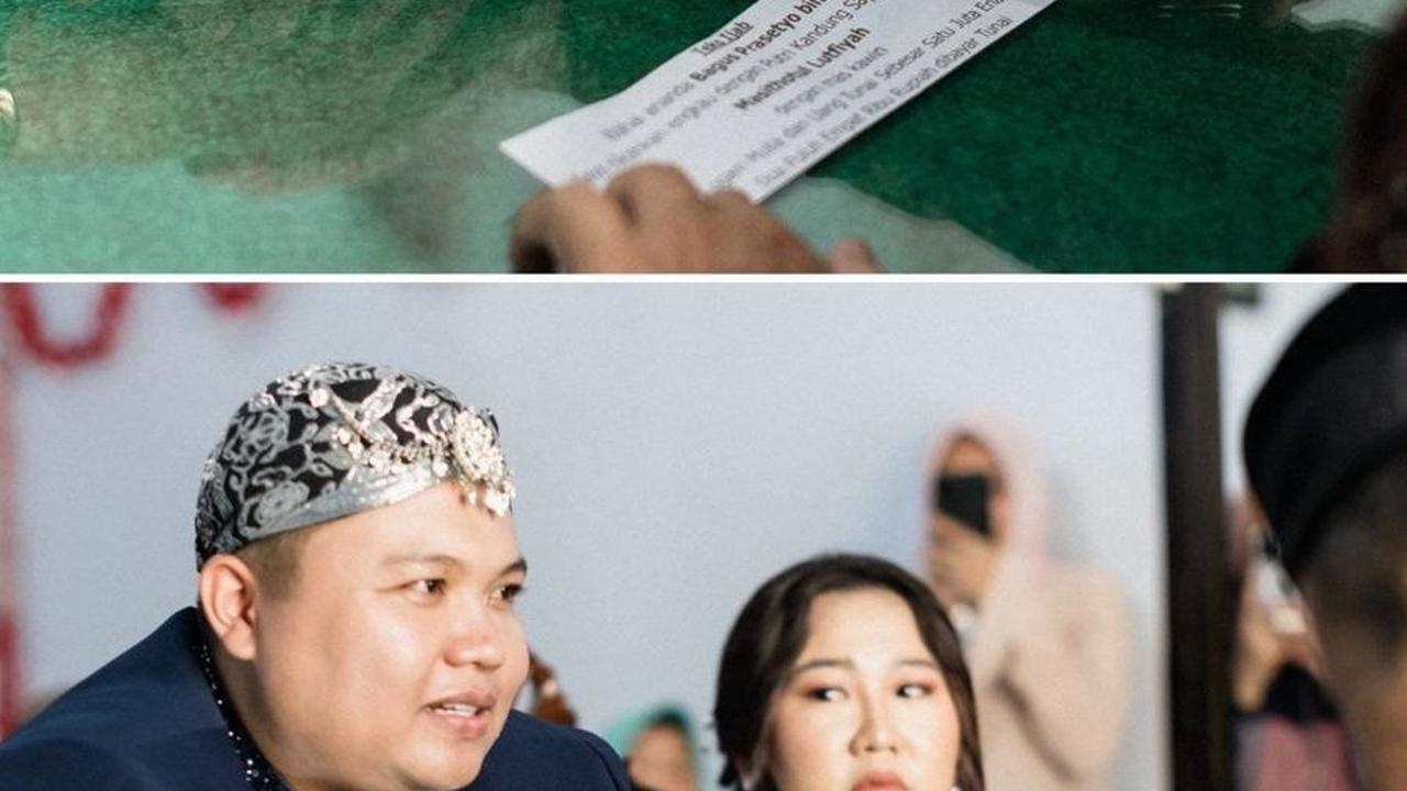 Momen Pernikahan Sederhana di KUA Ini Viral, Banjir Pujian Warganet