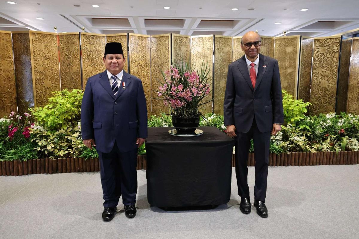 Cantiknya Anggrek Bernama Ibu Prabowo di Singapura