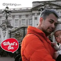Kebersamaan Raffi Ahmad, Nagita Slavina dan Rafathar Malik Ahmad di London