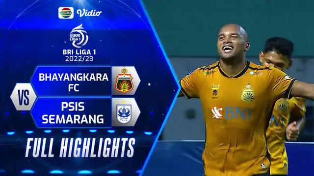 Berita Video, Bhayangkara FC Raih Kemenangan Tipis Kontra PSIS Semarang pada Rabu (1/3/2023)