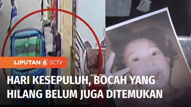VIDEO: Hari Kesepuluh, Bocah Perempuan di Kemayoran Diculik Kenalan Orang Tua Belum Ditemukan