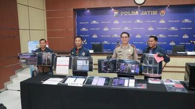Polda Jatim Ungkap Jaringan Promosi Judol, Modus Akun WA&ndash;Telegram dan Transaksi Rp 1 M