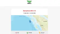 Gempa susulan guncang Nias Barat, Jumat (14/5/2021). (BMKG)