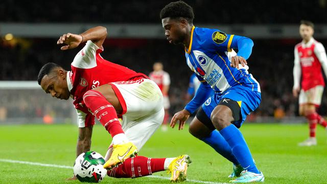 Arsenal Tersingkir dari Carabao Cup Usai Dikalahkan Brighton and Hove Albion