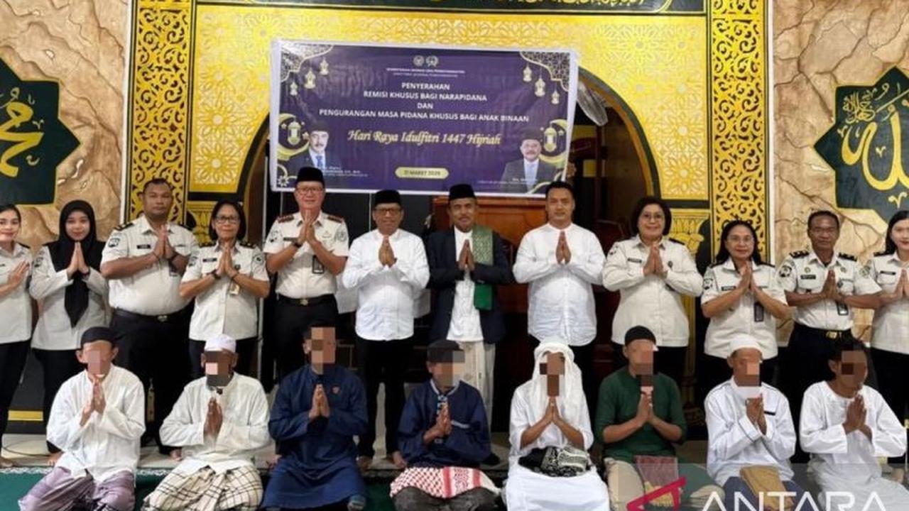 430 Narapidana di Maluku Terima Remisi Khusus Idul Fitri 1447 H